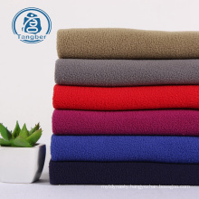 Double side polar fleece fabric 100% polyester anti-pilling polar fleece fabric for hoodie coat